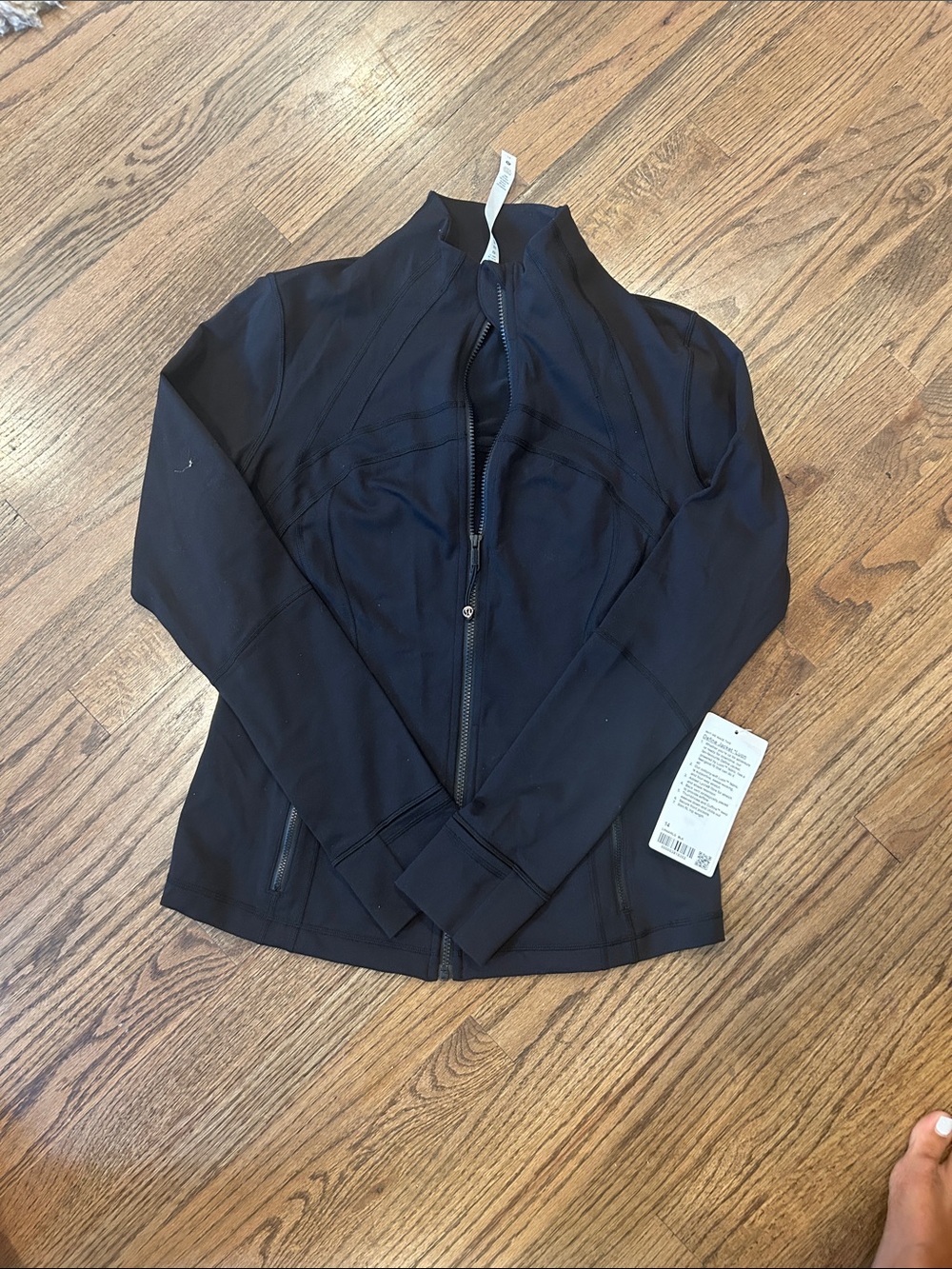 lululemon athletica Black Full-Zip Bomber Jacket